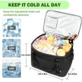 thumbnail image 4 of Tirrinia Large Cooler Bag, 48 Cans Insulated Leakproof Soft Ice Chest, Portable Beach Cooler, 4 of 8
