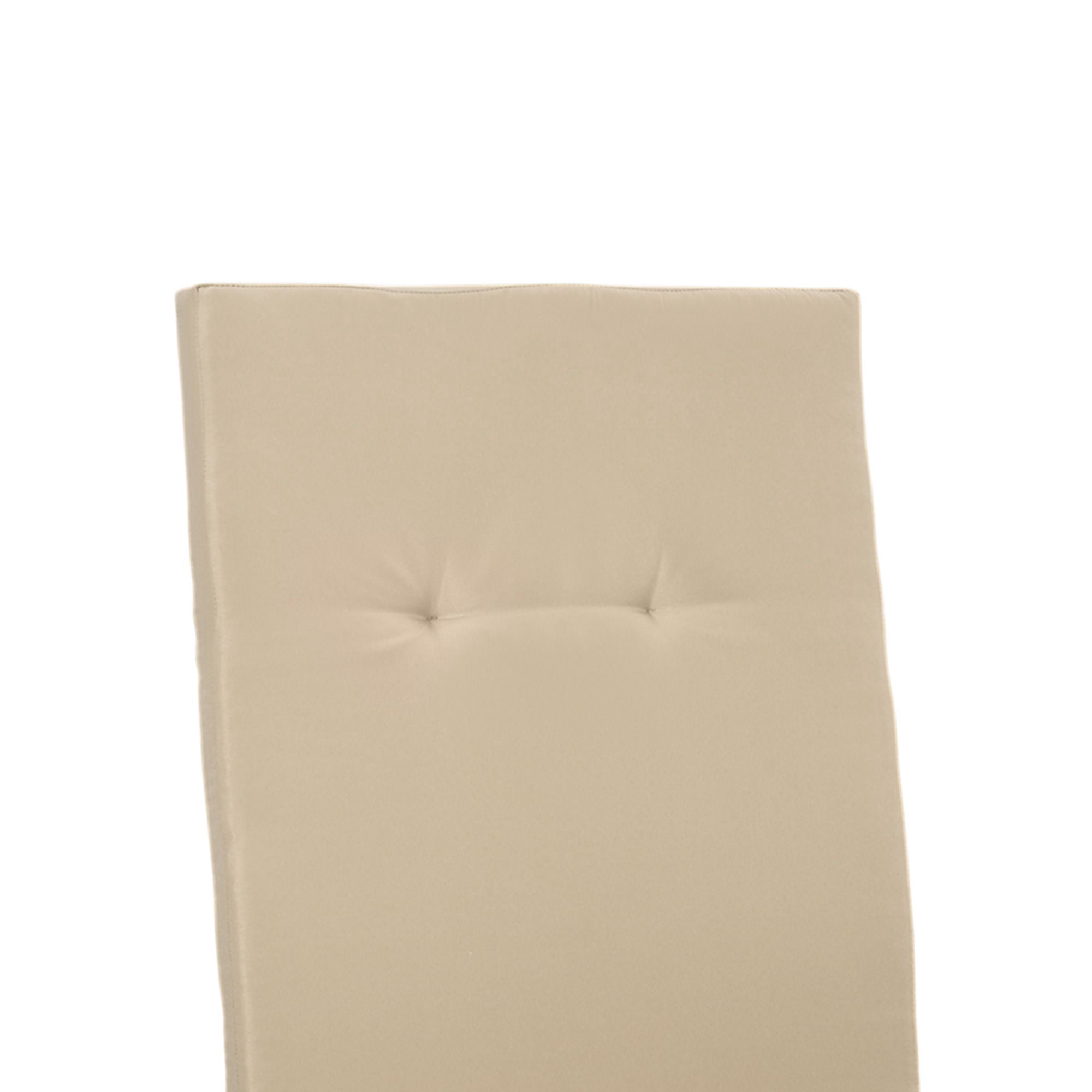 Outsunny 2-Piece Beige Outdoor Porch Swing Cushion Set, Tufted Polyester Seat and Backrest Replacement Cushions with Foam, 48.75" L x 21.75" W for Patio Furniture and Gardens