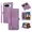 Purple, variant on Leather wallet phone case, multifunctional and multi card slot holder, wallet zipper, strong magnetic closure, shockproof full set of flip leather suitable for Xiaomi 13 PRO phone case