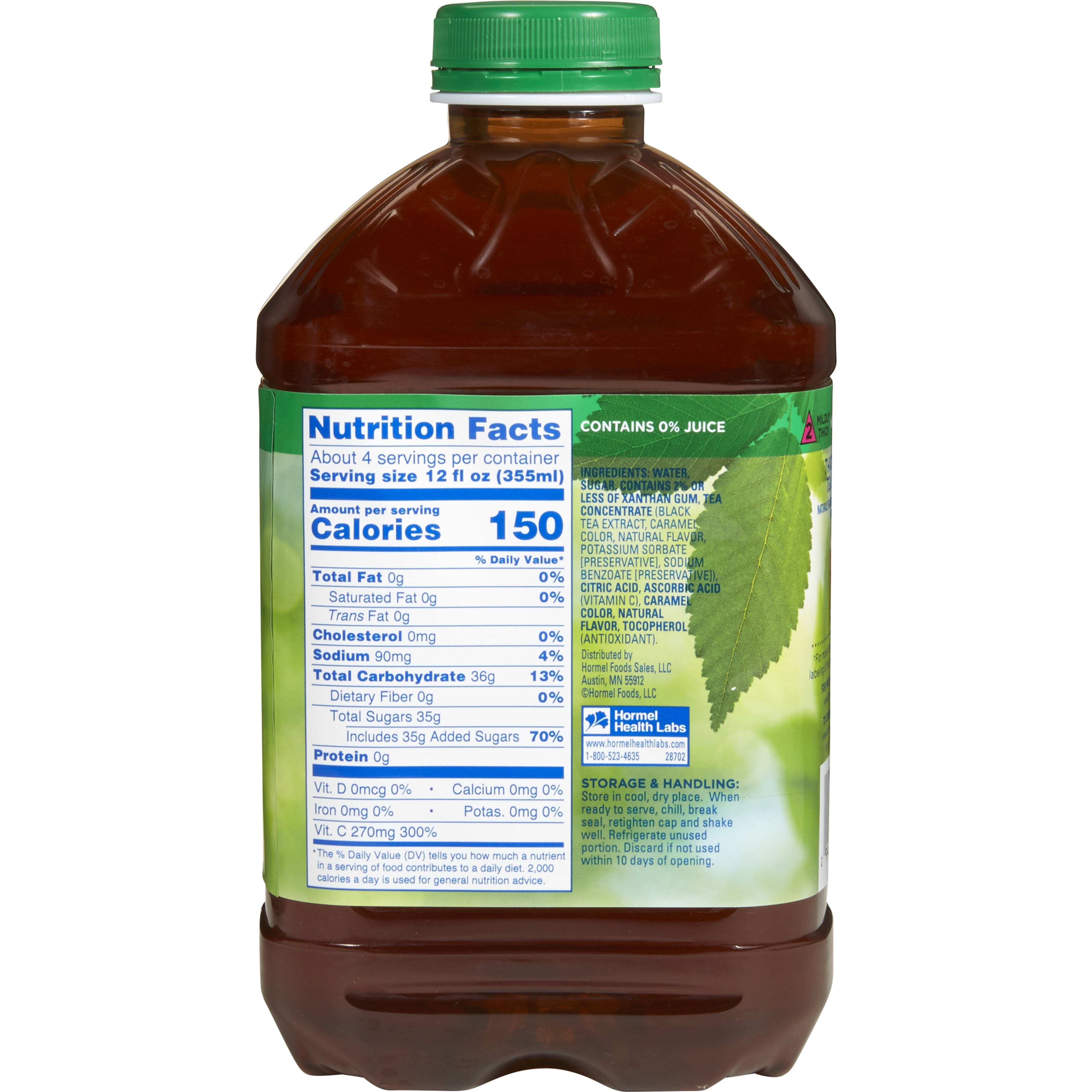 Thick & Easy Thickened Beverage Iced Tea 46 oz. Bottle 6 Ct