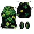 thumbnail image 2 of Xoenoiee Shamrock Pattern Gaming Chair Cover St. Patrick's Day Decor Stretchable Computer Chair Cover for Armchair, Swivel Chairs, Computer Boss Chair, Removable Chair Slipcovers with Armrest Cover, 2 of 7