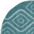 thumbnail image 5 of Olympia Shag Blue Large Rectangle Rug-Color:Blue,Shape:Round,Size:6'-7" X 6'-7", 5 of 7