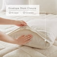 thumbnail image 3 of Regency Heights Twin/Twin XL Quilted Plush Comforter Set, 2-Piece Reversible Feather-Soft Dorm Bedding Sets, Textured Sherpa Comforter Bed Set for All Season, Ivory, 3 of 13
