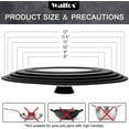 thumbnail image 4 of Walfos Universal Pan Lid - Pot Lid for Pots, Pans and Skillets, with Unique Enlarged Heat Resistant Silicone Rim and Tempered Glass, Fits 8" to 12" Diameter Cookware, BPA Free (1 Piece), 4 of 7