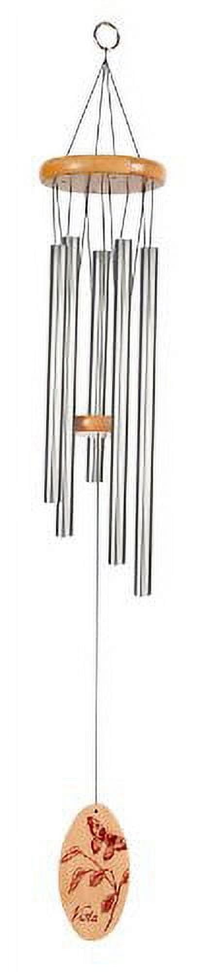 Sunset Vista Designs Classic Wind Chime, Medium, Silver