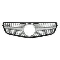 Front Grille Diamond Fit for Mercedes Benz C-Class W204 C180 C200 C300 2008-2014