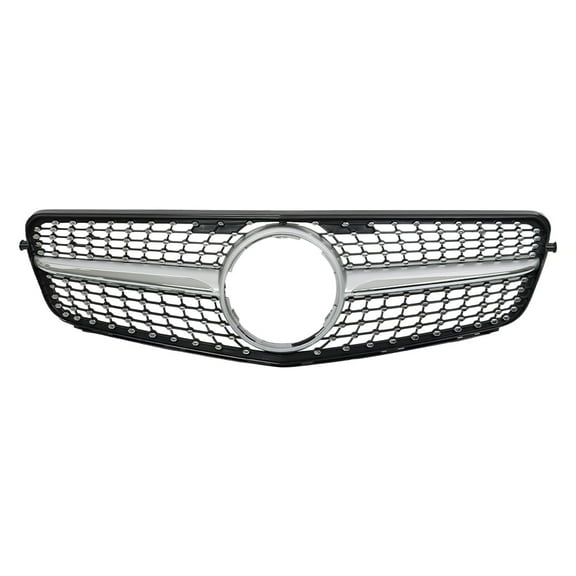 Front Grille Diamond Fit for Mercedes Benz C-Class W204 C180 C200 C300 2008-2014