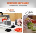 thumbnail image 3 of KFFKFF 1/4 Inch Manual Commercial Tomato Slicer Tomato Slicer Stainless Steel, 3 of 9