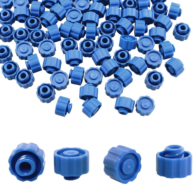 Jeringa Luer Lock, 100 unidades, azul, sin aguja, para tubos de alimentación