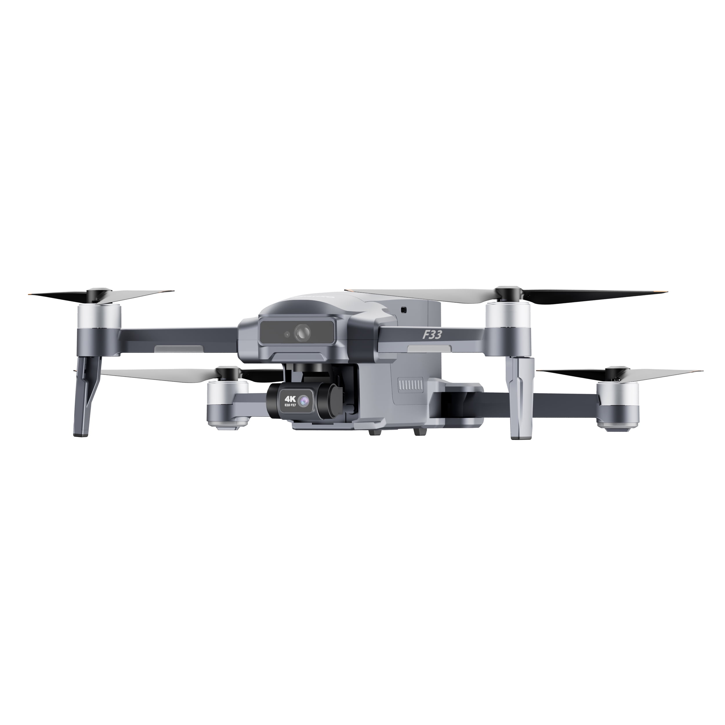 Contixo F33 Vortex 4K Drones for Adults with Camera, 2-Axis Gimbal GPS Drones for Adults with Remote and Case, Gray