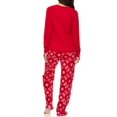 thumbnail image 2 of U.S. Polo Assn. Women's & Women's Plus Long Sleeve Top and Plush Pant Pajama Sleep Set, 2-Piece, Sizes S-3XL, 2 of 5