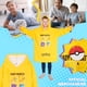 thumbnail image 5 of Manta con capucha y forro polar Pokémon para niños y adolescentes, color amarillo, 5 of 6