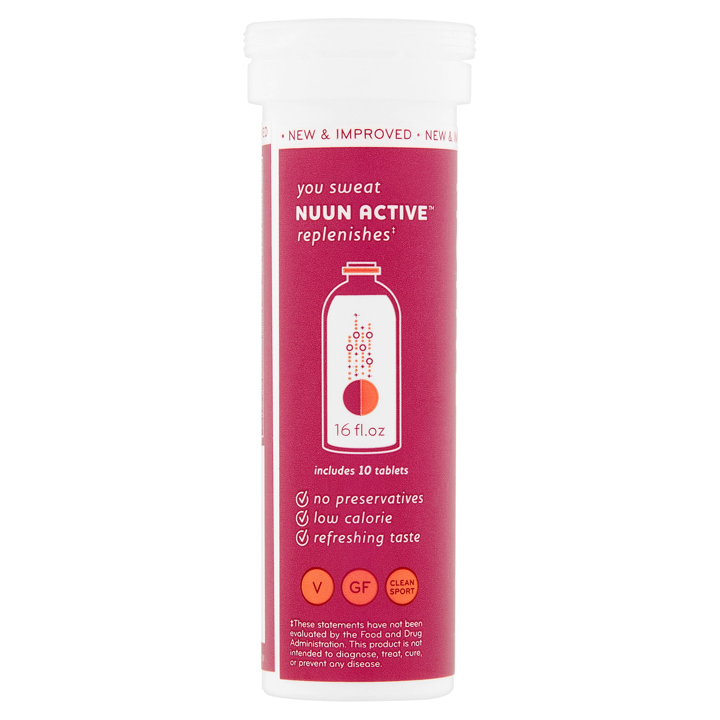 Nuun Bev Tube Tri Berry,10 Tb (Pack Of 8)