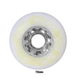 thumbnail image 3 of Dalazy 2piece Silent Grip And Enhanced Support - Inline Roller Skate Wheel For Freestyles Scroll Enhanced white 72mm 1Set, 3 of 6