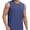 Blue, variant on Mens Tank Top Quick Drying Workout Sleeveless Gym Muscle Shirts Solid Color Lightweight Wicking Athletic Tee Shirt Grey, Size XXXXL