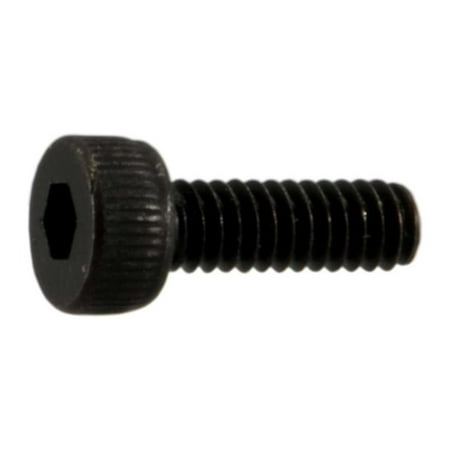 

2mm-0.4 x 6mm Black Oxide Knurled Hex Socket Cap Screws (35 pcs.)