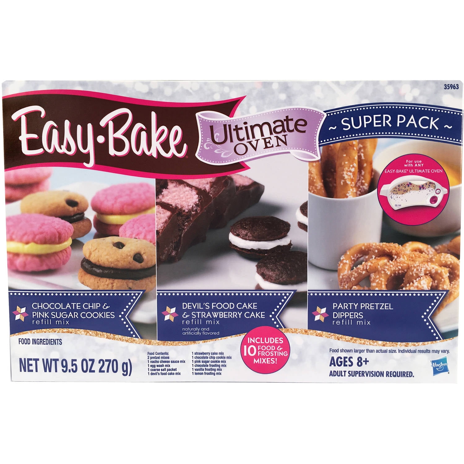 2x Easy-bake Ultimate Oven Party Pretzel Dippers Refill Mix 2 Hasbro for sale online 