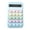 Blue, variant on 10 Digits Calculator with Big Button 15-Degree Tilt Design LCD Display Mechanical Switch Portable Aesthetic Calculator