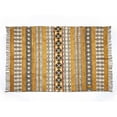 thumbnail image 4 of Indian Cotton Rug Living Room Rug Hand Block Printed Square Rug Outdoor Yoga Mat Geometric Yellow Throw Carpet Custom Rug, 4 of 5