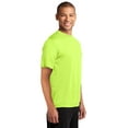 thumbnail image 4 of Port & Co Adult Male Men Plain Short Sleeves T-Shirt Neon Yellow 2X-Large, 4 of 6