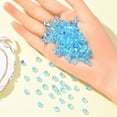 thumbnail image 4 of Preciosa® Crystal Beads Czech Crystal Bicone(451 69 302 Rondelle) 60010 200 Aqua Bohemica AB 6mm Hole:1mm, 4 of 5