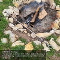thumbnail image 5 of CKLT 40'' Fire Poker for Fire Pit Outdoor 316 Stainless Steels Fireplace Poker for Fire Pit Bonfire, 5 of 8