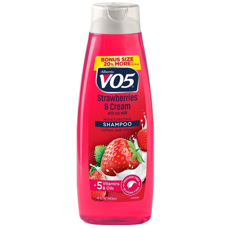 3 Pk VO5 Strawberries & Cream Moisturizing Shampoo, 15 Fl. Oz