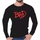 thumbnail image 1 of Playera Camiseta Mchael Jackson Bad Manga Larga Pop, 1 of 1