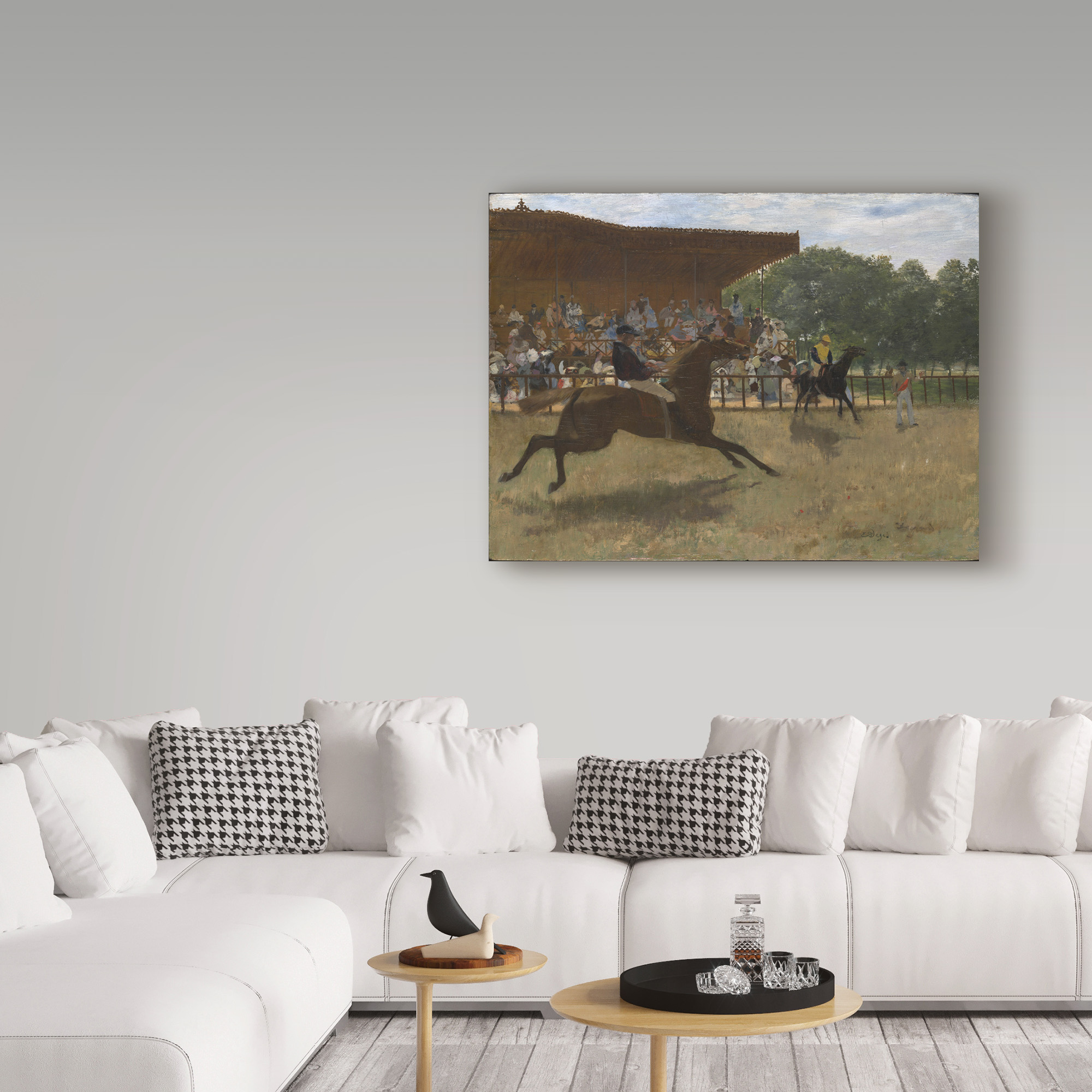 Trademark Fine Art 'The False Start' Canvas Art by Edgar Degas
