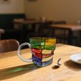 thumbnail image 4 of Vaso De Cristal Para Bebidas Frías Y Calientes. Vaso Reutilizable Y Duradero Con Borde Liso, Ideal Para Café, Té, Agua Y Zumo., 4 of 7
