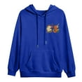 thumbnail image 4 of MHFRRA Sudadera con Capucha y Estampado Gráfico, Informal, Suave y Cómoda, para Uso Diario Azul, 4 of 5