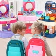 thumbnail image 3 of Kids Tool Kit Fun Realistic Workbench Pretend Play Doctor Toy Backpack Tool Toy, 3 of 10