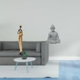 thumbnail image 2 of Escultura De Mujer Tribal Africana Y Figura De Buda Mono, Obra De Arte Para Decoración Del Hogar, Dormitorio, Mesa, Mueble De TV, Hotel, Patio, Patio Trasero, Coleccionable, Novedad, 2 of 8