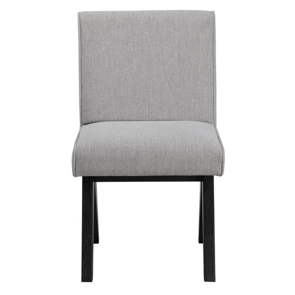 Steve Silver Magnolia Modern Upholstered Dining Chair, Set of 2, Gray
