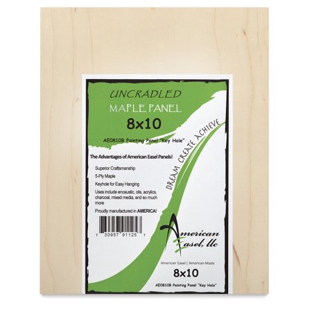 American Easel Maple Panel 5 X 7 1 2 Profile Keyhole