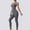 Gray, variant on TMOYZQ One Piece Jumpsuit for Women Yoga Bodycon Ribbed Jumpsuit Workout Sleeveless Backless Rompers with Tummy Control Bodysuits