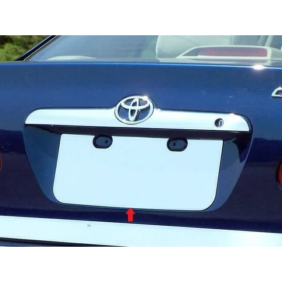 Stainless License Plate Bezel 1Pc Fits 2003-2008 Toyota Corolla LP24112 QAA