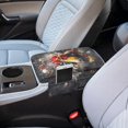 thumbnail image 3 of Renewold Rooster Chicken Splash Car Center Console Pad Comfortable Anti-slip Armrest Cushion with Organizer Pocket Arm Rest Cover Console Lid Protector Cushion Auto Interior Accessories, 3 of 9
