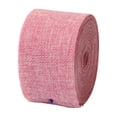 thumbnail image 2 of Bearachild Rollos de cinta de arpillera de 5CM, manualidades DIY, , rollo tejido ligero, decoraciones de fiesta cosidas apretadas Kits de decoración para fiestas Rosa, 2 of 6