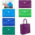 thumbnail image 4 of HLONK Grocery Bags Reusable Foldable for Shopping (set of 5), Foldable Into Pouch, Extra Large & Durable Heavy Duty Shopping Totes, Washable, Long Handles & Eco Friendly Reusable Shopping Bags, 4 of 7