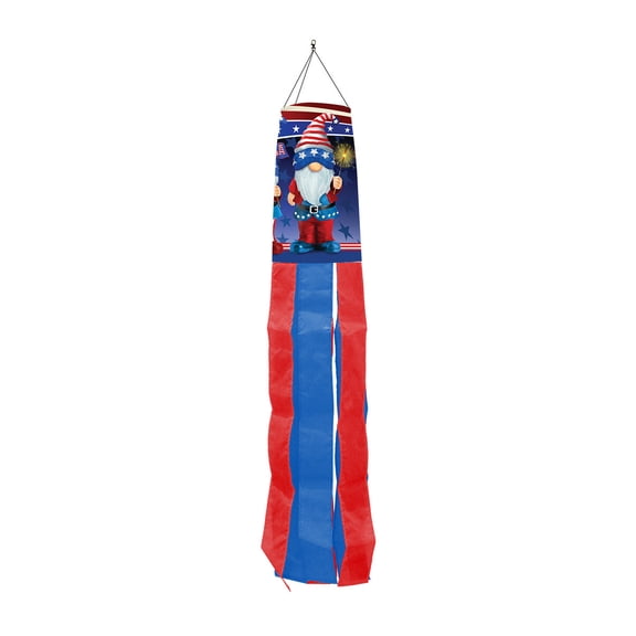 Briarwood Lane Patriotic Gnomes Humor Windsock