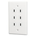 thumbnail image 4 of USB Receptacle Outlet, White Appearance USB Outlet Plug 6 Ports  For Home For Business For Office, 4 of 8