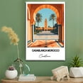thumbnail image 2 of Casablanca Morocco Travel Wall Decor – Scenic Travel Canvas Print of Casablanca Canvas – Beautiful Gift for Home, Office, or Living Space, 2 of 5
