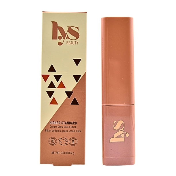 LYS Beauty Higher Standard Cream Glow Blush Stick - Curvy - Melocotón perfecto 1 unidad (paquete de 1) rosa
