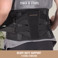 thumbnail image 6 of Copper Fit Ultra Support Back Brace – Plus Size (Fits Waist 36”–56”), Unisex, Black, 6 of 6