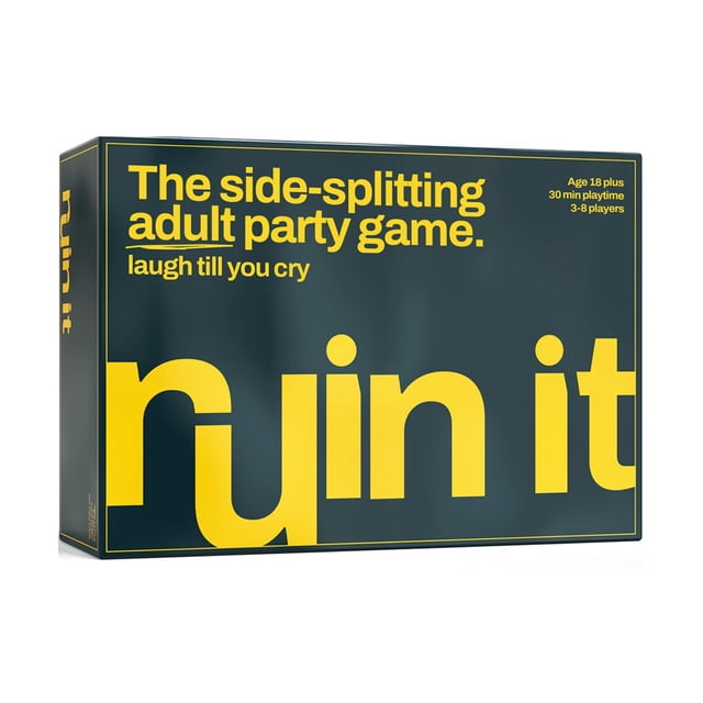 Juego de mesa inspirado en juegos de mesa para fiestas: Ruin It para mayores de 18 años, 3 a 8 jugadores