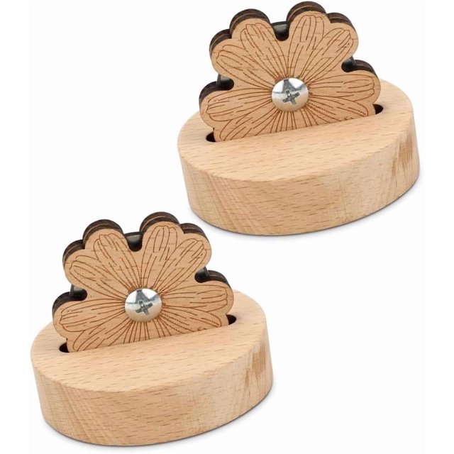2 Pcs Daisy Thread Snip Cutters, Thread Cutter Blade Tools, Tabletop Blade Saver, Yarn with Anti-Slip Stand