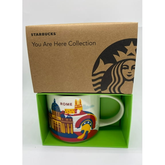 Starbucks You Are Here Collection Rome Italy Ceramic Coffee Mug New With Box