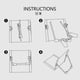 thumbnail image 4 of Silla plegable para acampar, asiento con respaldo, muebles para interiores y exteriores (negro), 4 of 6