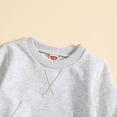 thumbnail image 5 of Gamivast Toddler Sweatsuit Sets Baby Boys Girls Long Sleeve Crewneck Pullover Sweatshirt And Jogger Pants 2 Piece Tracksuit Activewear Casual Fall Winter Outfits Gray 2-3 Years, 5 of 6